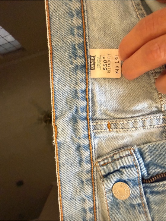 Levi's Other - MADE IN USA Vintage Levi’s 550 Men’s 40x30 Light Wash Baggy Y2K.
